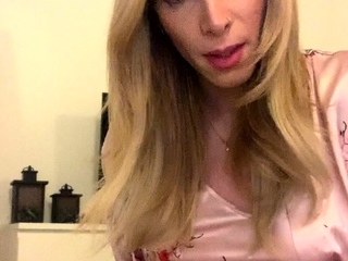 Big Tits Tranny Strokes her Big Cock